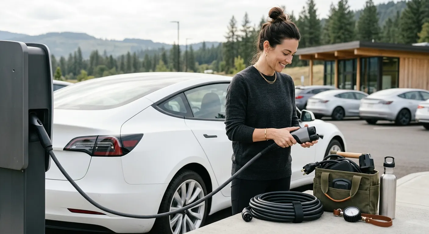 Best Tesla Charging Accessories for Road Trips